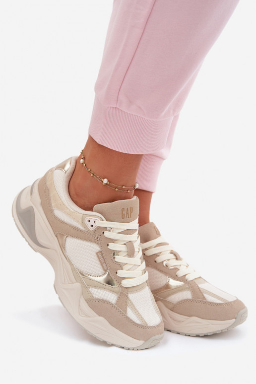 Chaussures modèle baskets Féminin avec une plateforme GAP MARATHON GPDANS6154923895 beige