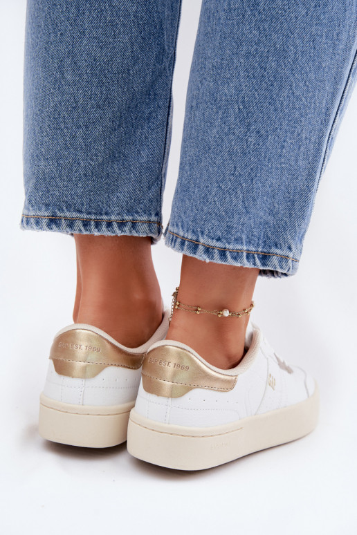 Chaussures modèle baskets Féminin GAP BOUDLER GPDANS6142300070 couleur blanche