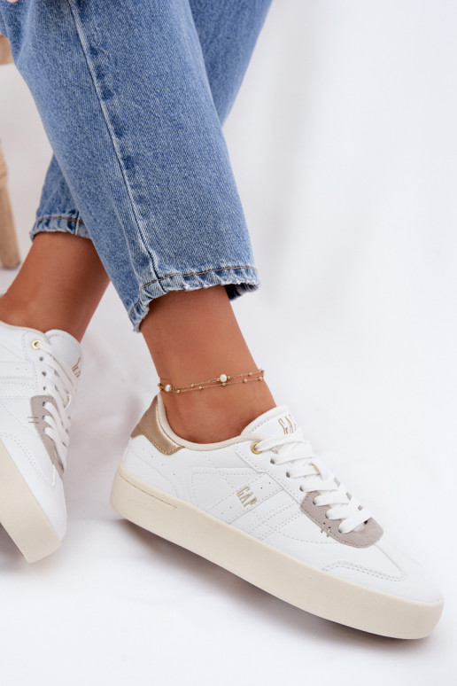 Chaussures modèle baskets Féminin GAP BOUDLER GPDANS6142300070 couleur blanche