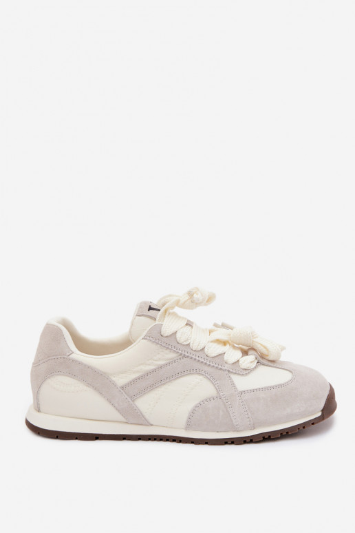 en daim Chaussures modèle baskets Féminin Vinceza 86427 couleur grise