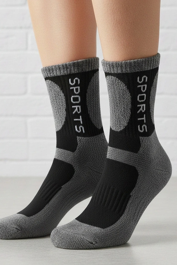 Chaussettes chaudes pour hommes noires Nerput 2