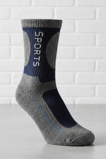 Chaussettes chaudes pour hommes bleues Nerput