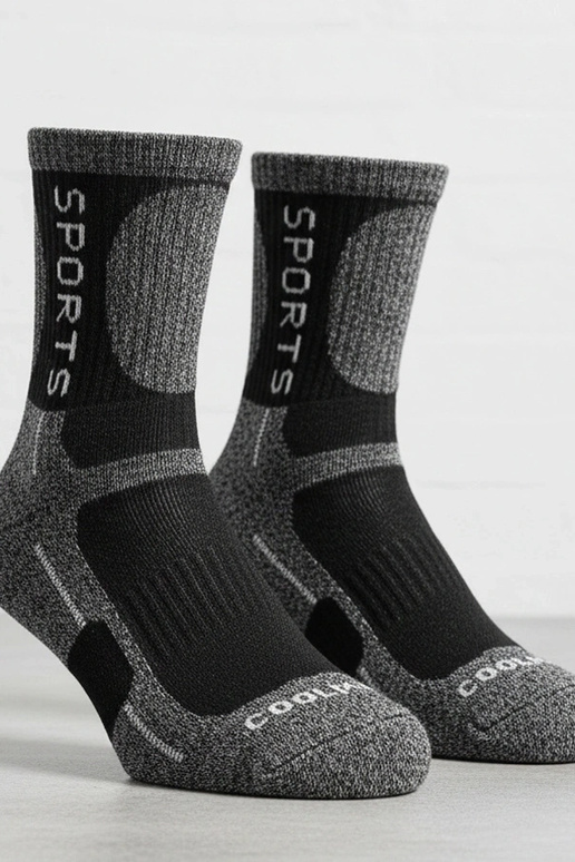 Chaussettes chaudes grises pour...