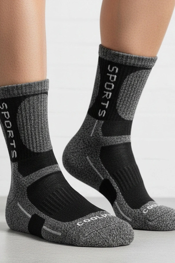 Chaussettes chaudes grises pour femmes Siera 2