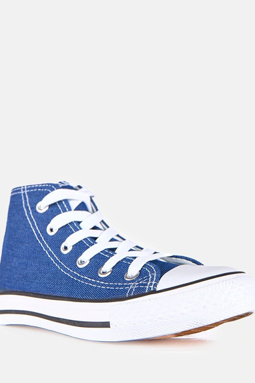 Baskets bleues pour enfants au-dessus de la cheville Frenis 2