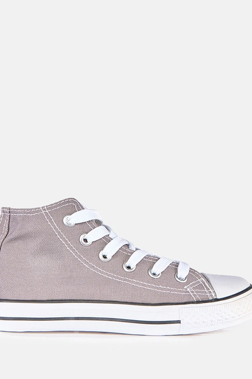 Baskets grises pour enfants au-dessus...