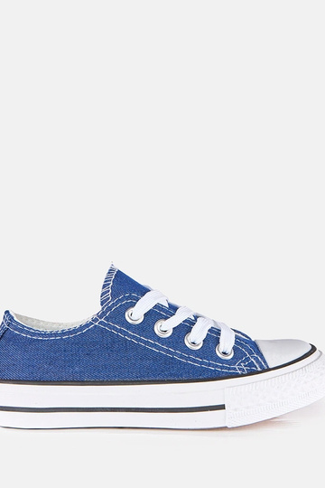 Baskets basses bleues pour enfants Lauta 2