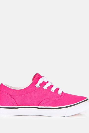Baskets roses pour enfants avec des lacets Bollis 2