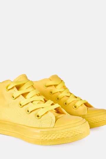 Baskets hautes jaunes pour enfants Laly 2