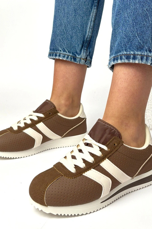 Baskets sportives brunes Camille