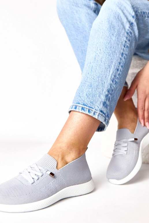 Baskets sportives grises pour femmes Léa