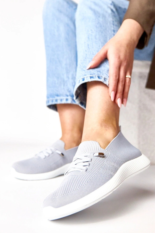 Baskets sportives grises pour femmes Léa