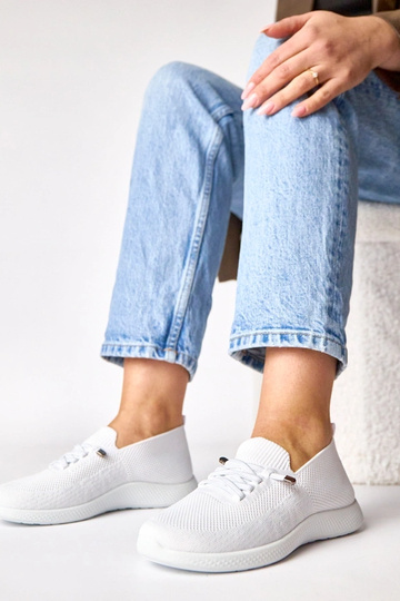 Baskets sportives blanches pour femmes Léa