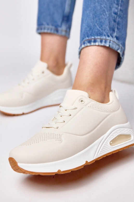 Baskets couleur sable à semelle...