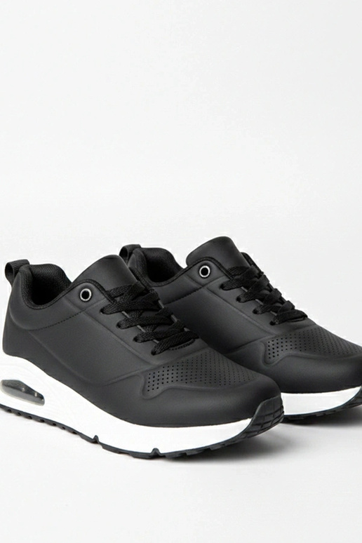 Baskets noires à semelle épaisse Sylvie