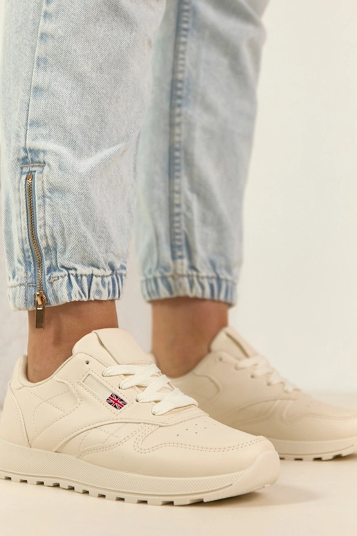 Baskets quotidiennes couleur sable...