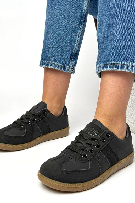 Baskets plateforme noires Valentine