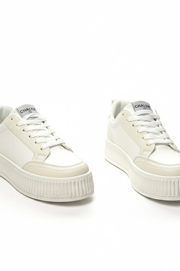 Baskets plateforme blanches Solange 2