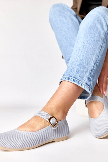 Ballerines en textile...