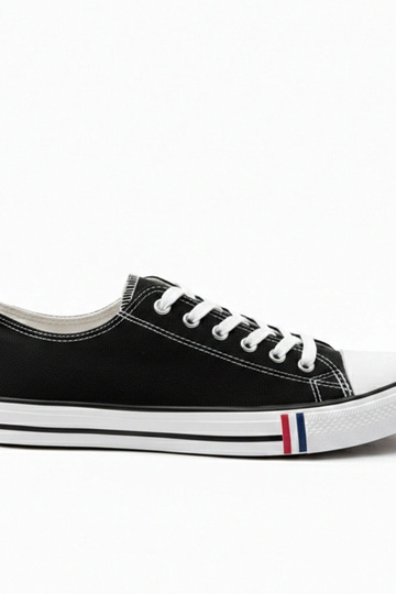 Baskets classiques noires pour hommes Victor