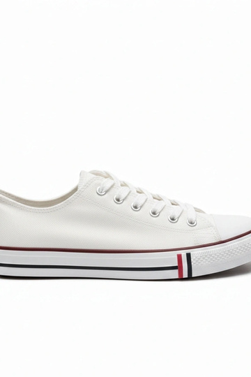 Baskets classiques blanches pour hommes Victor