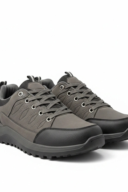 Baskets grises pour hommes Leo