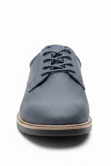 Bottines bleues foncées...