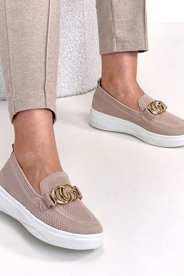 Ballerines en cuir décorées de zircons Penelope 2