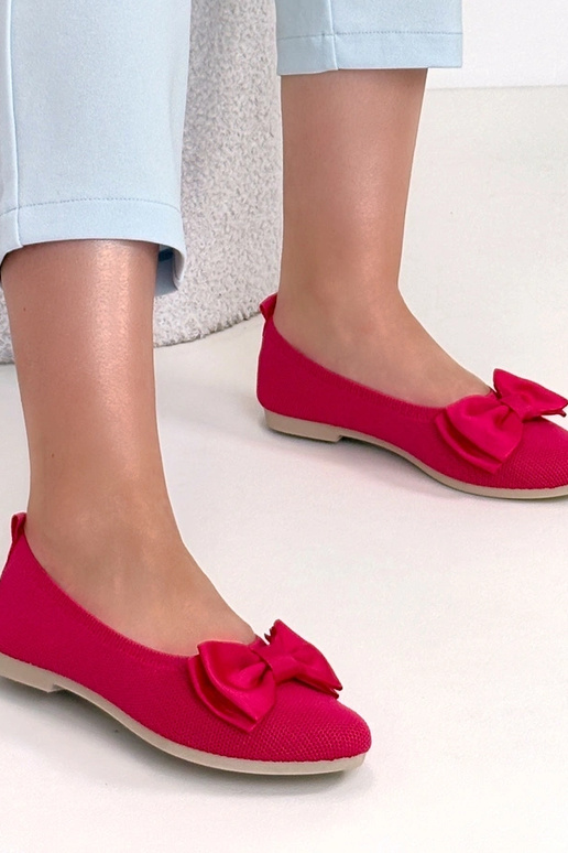 Ballerines en vison blanches avec...