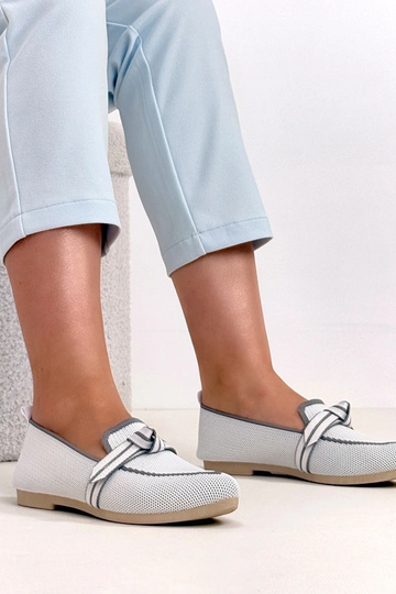 Ballerines en vison avec motif léopard et lacets Serenity
