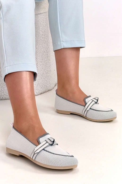 Ballerines en vison avec motif...