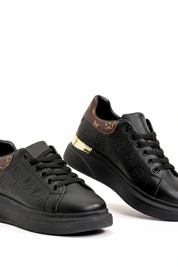 Baskets noires avec lacets Peyton 2