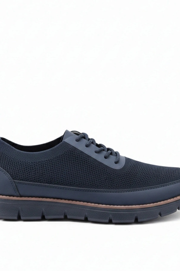 Baskets homme bleu foncé Mateo