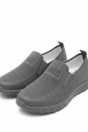 Baskets homme grises sans lacets Sebastian