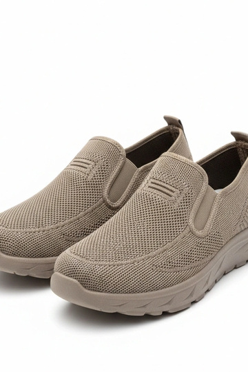 Baskets homme marron sans...