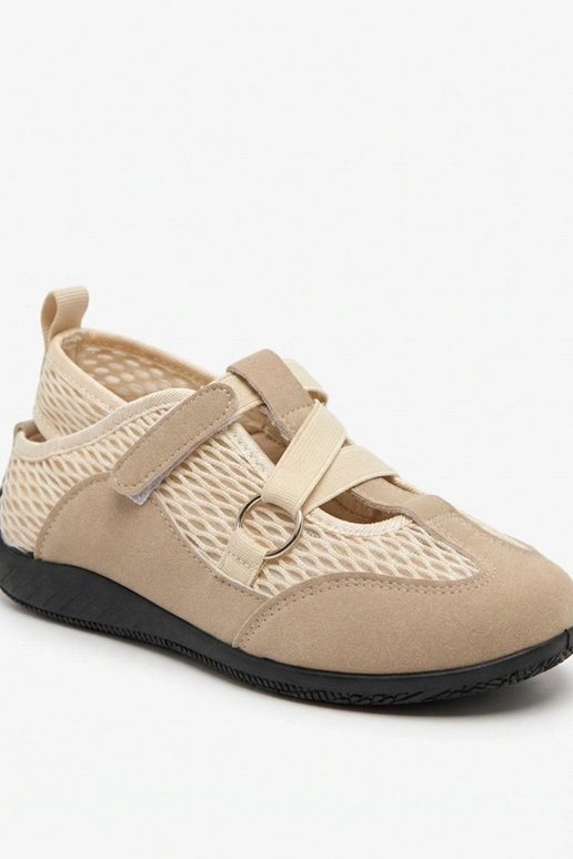 Ballerines de style sportif sable Vesper
