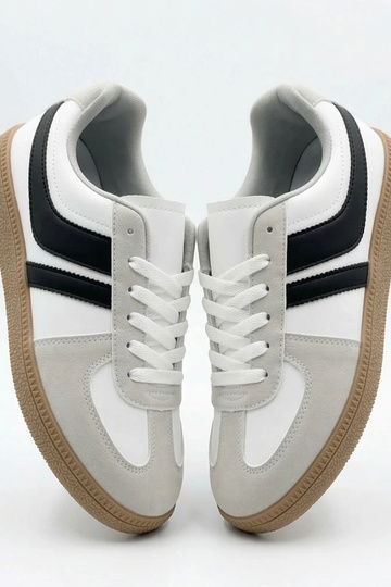 Baskets de tennis blanches pour hommes Saffron 2