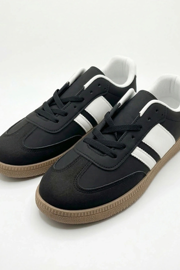 Baskets de sport noires pour hommes Juno