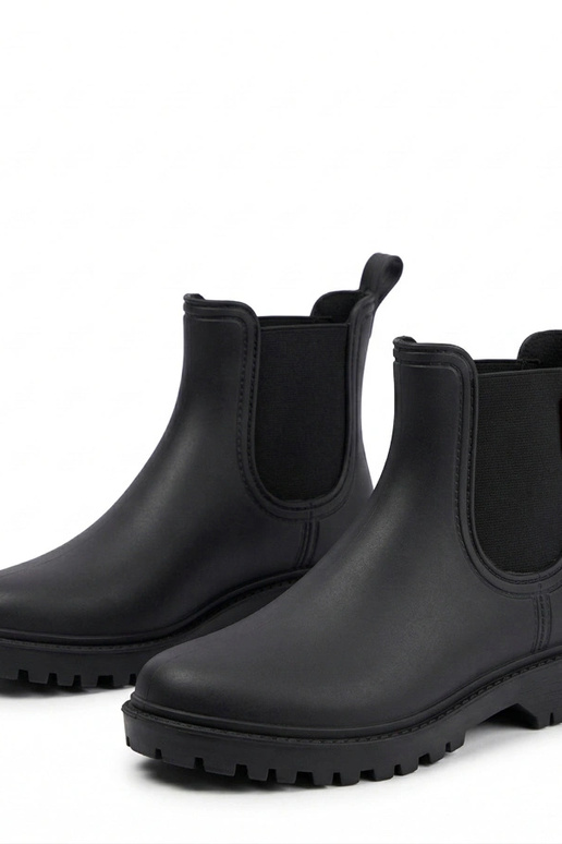 Bottes en caoutchouc noires Alba
