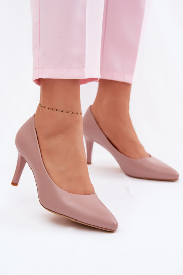 Escarpins en simili cuir Sergio Leone 1336 couleur lavande 2