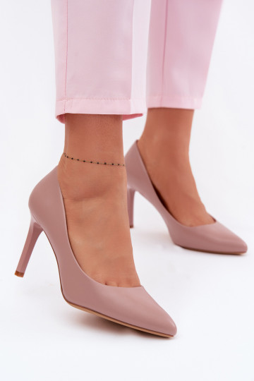 Escarpins en simili cuir Sergio Leone 1339 couleur lavande 2
