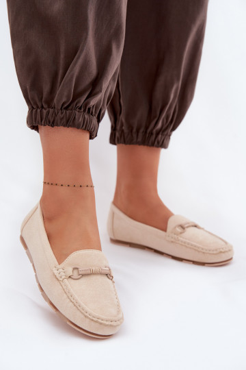 Mocassins pour femme couleur sable Olisa 2