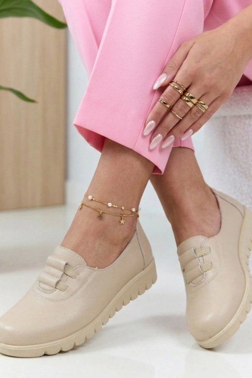 Bottines en sable à talon bas Genevie