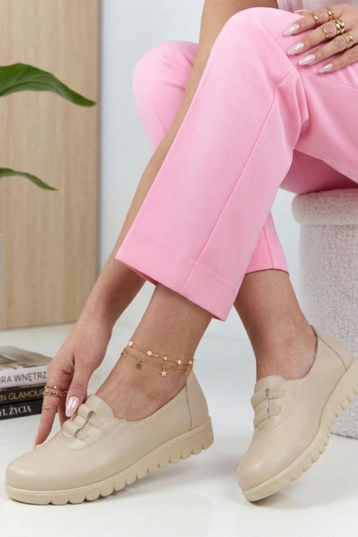 Bottines en sable à talon bas Genevie