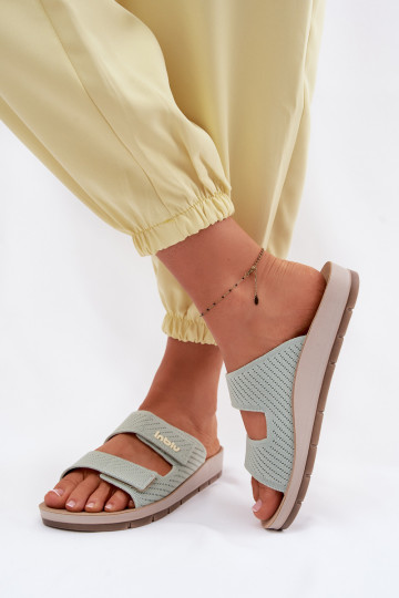 Chaussons femmes INBLU AG000015 couleur verte