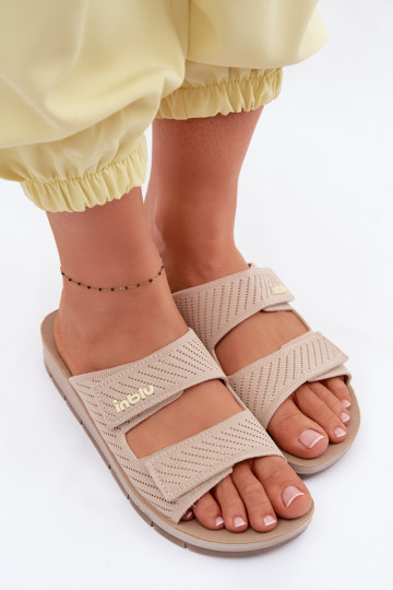 Chaussons femmes INBLU AG000015 couleur sable 2