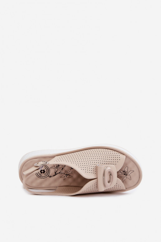 Sandales pour femmes Féminin Avec des décorations Detalem beige Deliva
