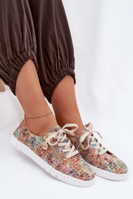 avec des éléments ajourés chaussuresActivéturalnego en daimu Couleurs différentes Kamelia