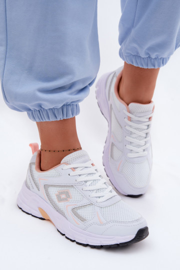 Chaussures de sport blanches pour femmes LOTTO KITAURA