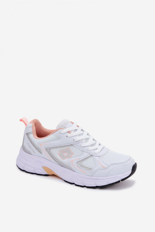 baskets Chaussures modèle baskets Féminin LOTTO KITAURA couleur blanche